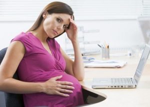 zabrinuta trudnica